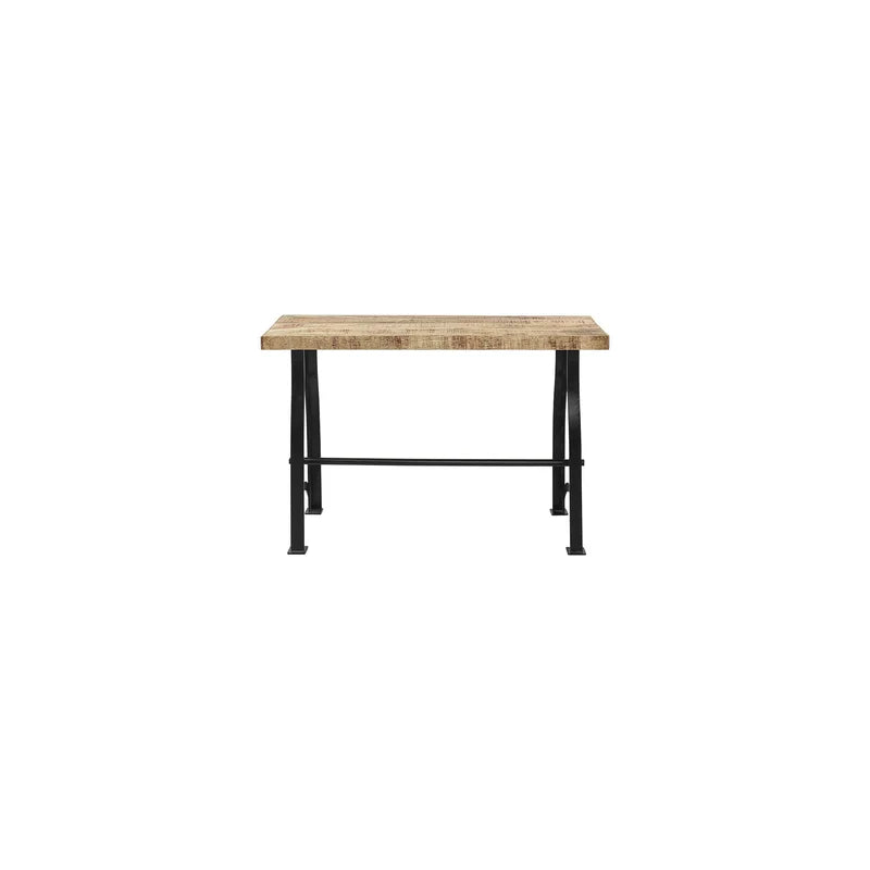 Jasiel Solid Wood Top Console Table