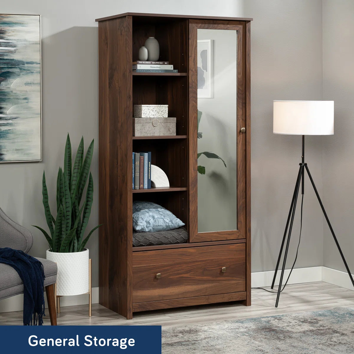 Fravel Sindoori Mango Wardrobe Cabinet Large Storage Solid Wood Design-OUCH CART | Wardrobe 