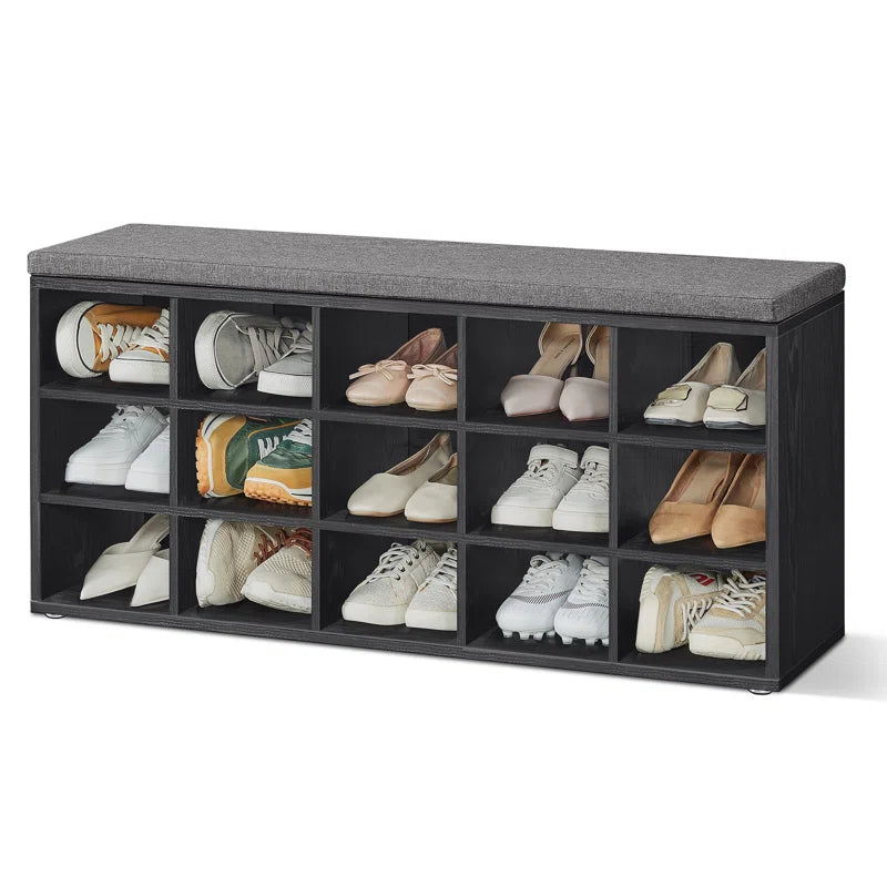 15 Pair Shoe Storage Bench