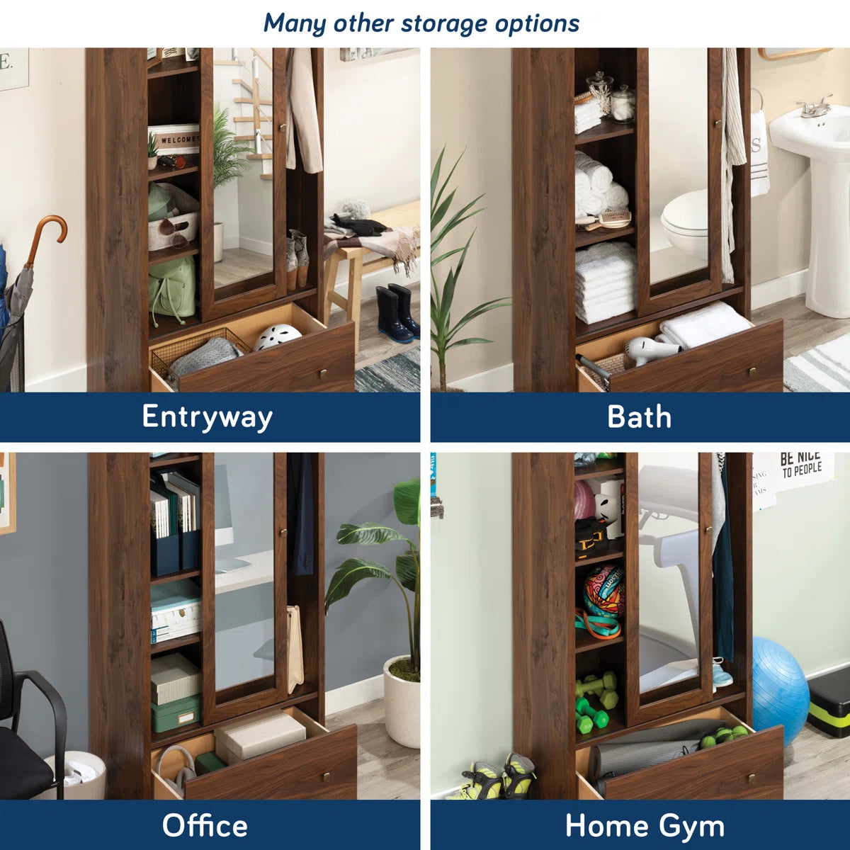 Fravel Sindoori Mango Wardrobe Cabinet Large Storage Solid Wood Design