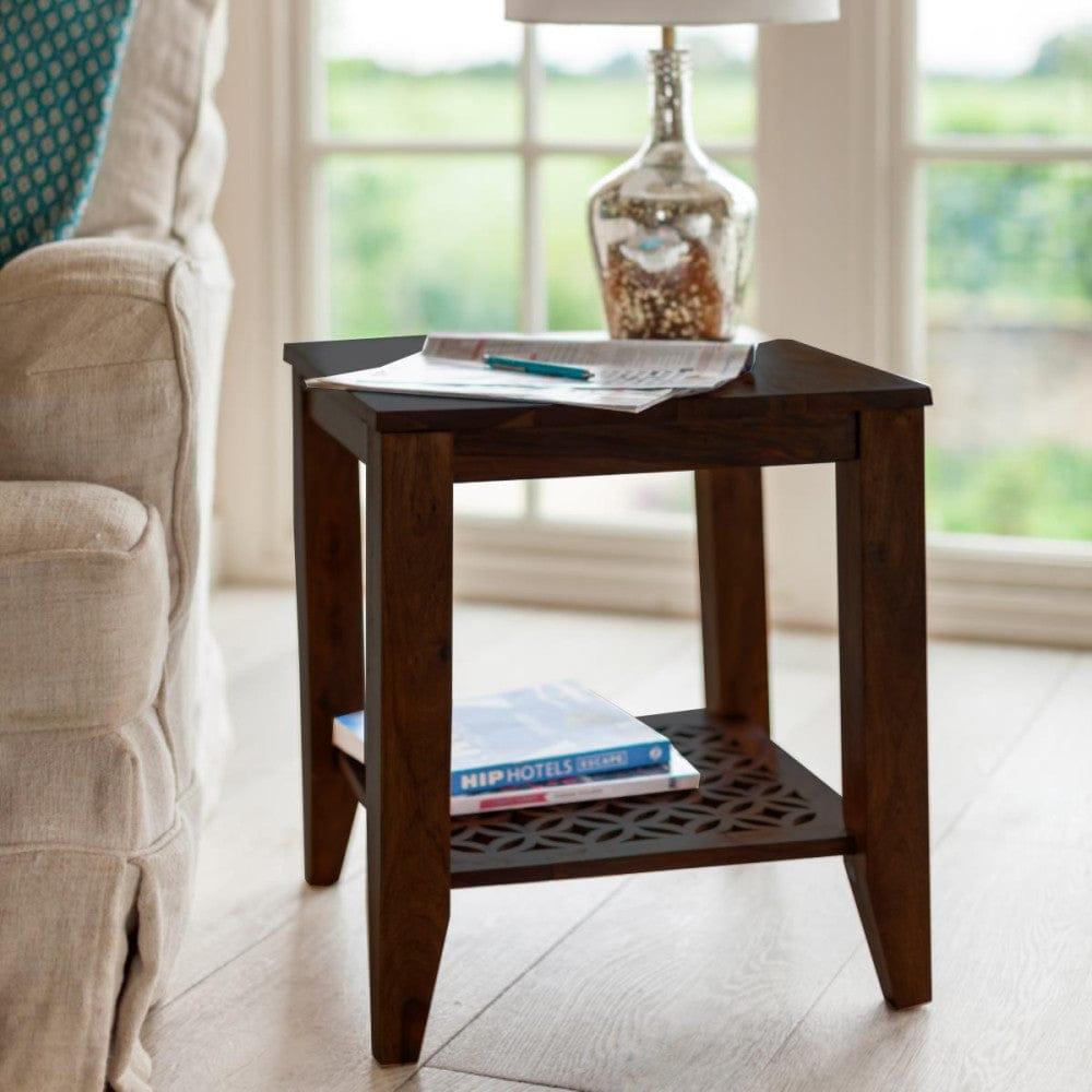 C Shaped Metal Sofa Side End Table Side Table TV Tray Table for Sofa,Couch  Table,Bedroom(Rustic Brown) - Walmart.com