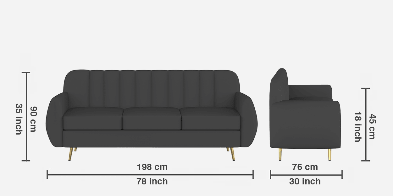 Hazy High Density Foam Sofa Set