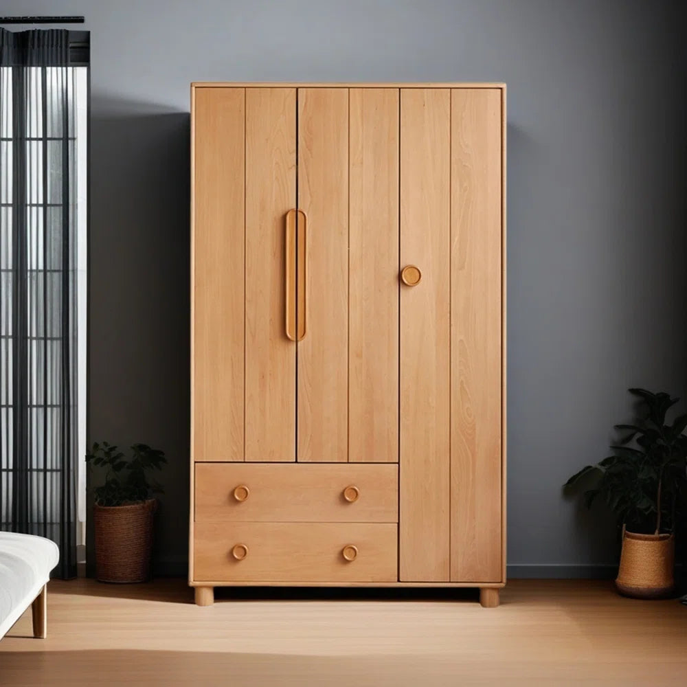 Minimalist European Retro Wardrobe Elegant Bedroom Organization Solution-OUCH CART | Wardrobe 