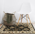 Luxor Classic Pattern Hand Knotted  Rectangle Anti-Skid Designer Carpet, Prayer Rug For Office Cabins, Small Living Spaces - 2'X3'