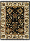 Luxor Classic Pattern Hand Knotted  Rectangle Anti-Skid Designer Carpet, Prayer Rug For Office Cabins, Small Living Spaces - 2'X3'