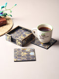 Gilded Hive  Coaster Set of 4