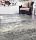 Dazzle Modern Pattern Hand Knotted  Rectangle Anti-Skid Designer Carpet, Prayer Rug For Office Cabins, Small Living Spaces - 4'x6'