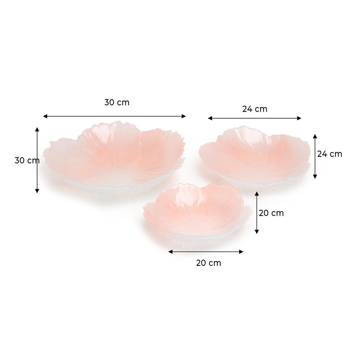 Harlequin Glass Bowl Set