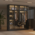 Caldeira Solid Wood Armoire – Contemporary Wardrobe for Bedroom