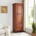 American Minimalist Wardrobe – Solid Wood Closet for Bedroom Organization