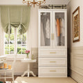 Durable Armoire Spacious Modern Bedroom Wardrobe