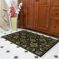 Luxor Classic Pattern Hand Knotted  Rectangle Anti-Skid Designer Carpet, Prayer Rug For Office Cabins, Small Living Spaces - 2'X3'