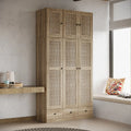 Coleridge Wardrobe Armoire – Elegant Solid Wood Storage Cabinet for Bedroom