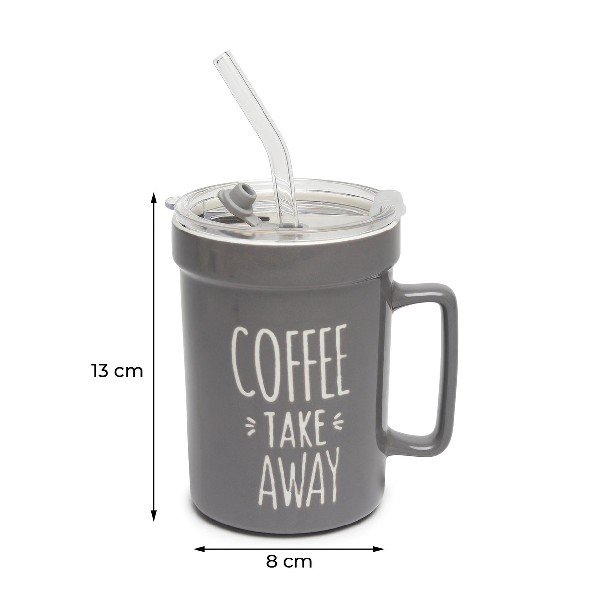 Mugsy Grey Ceramic TA Mug