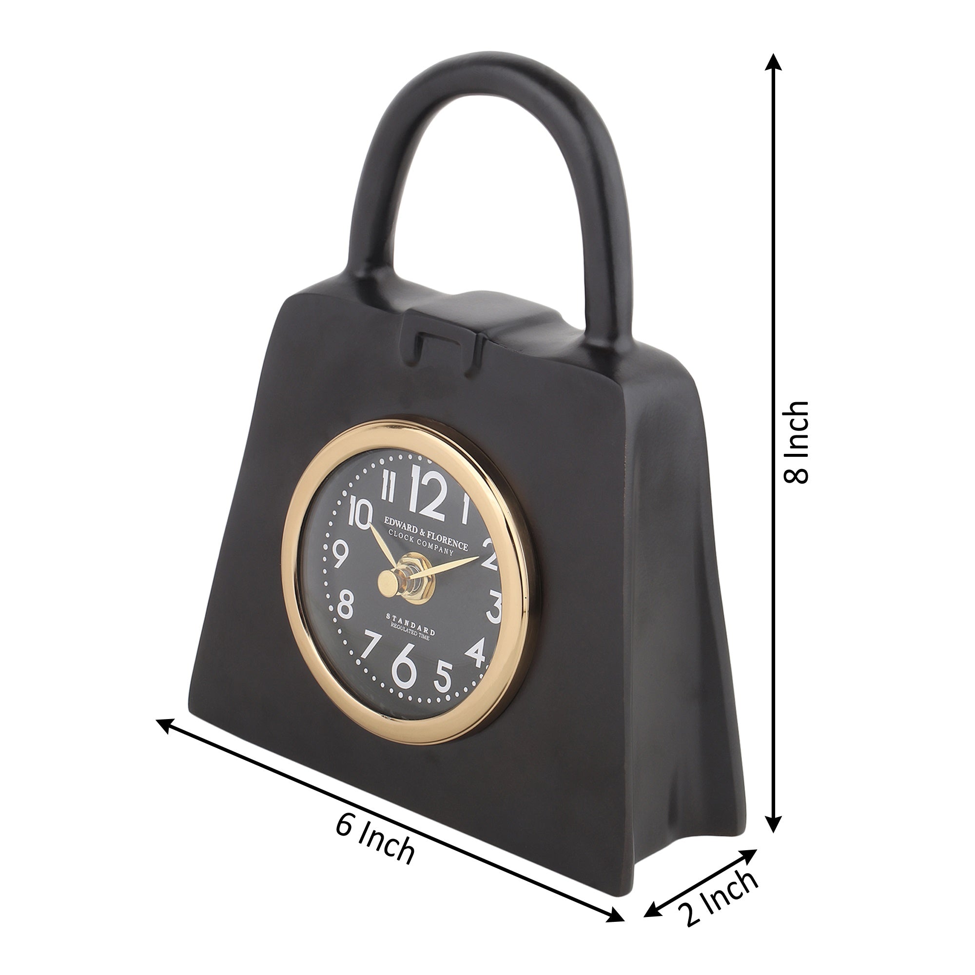 Bag of Time Table clock in Gold