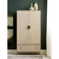 Contemporary Armoire – Elegant Wooden Wardrobe Closet for Home