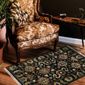 Luxor Classic Pattern Hand Knotted  Rectangle Anti-Skid Designer Carpet, Prayer Rug For Office Cabins, Small Living Spaces - 2'X3'