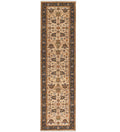 Heritage Classic Pattern Hand Knotted  Rectangle Anti-Skid Designer Carpet, Prayer Rug For Office Cabins, Small Living Spaces - 2.6"X12'
