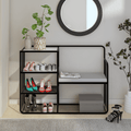 Cazo Iron Shoe Rack In Black