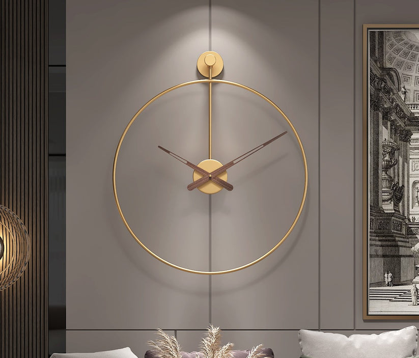 Smarty Golden Wall Clock Luxe