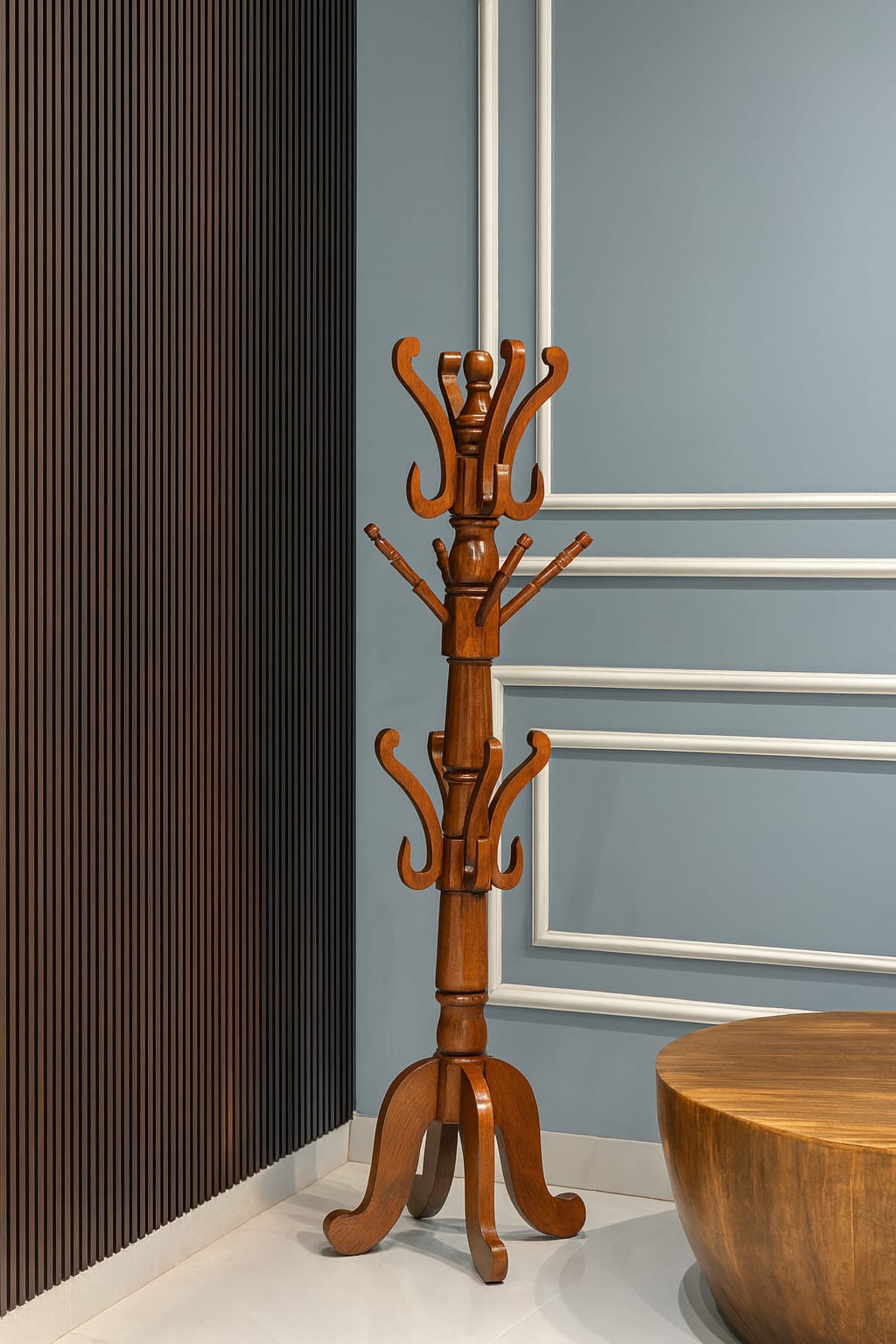 Teak Wood Hanger Stand