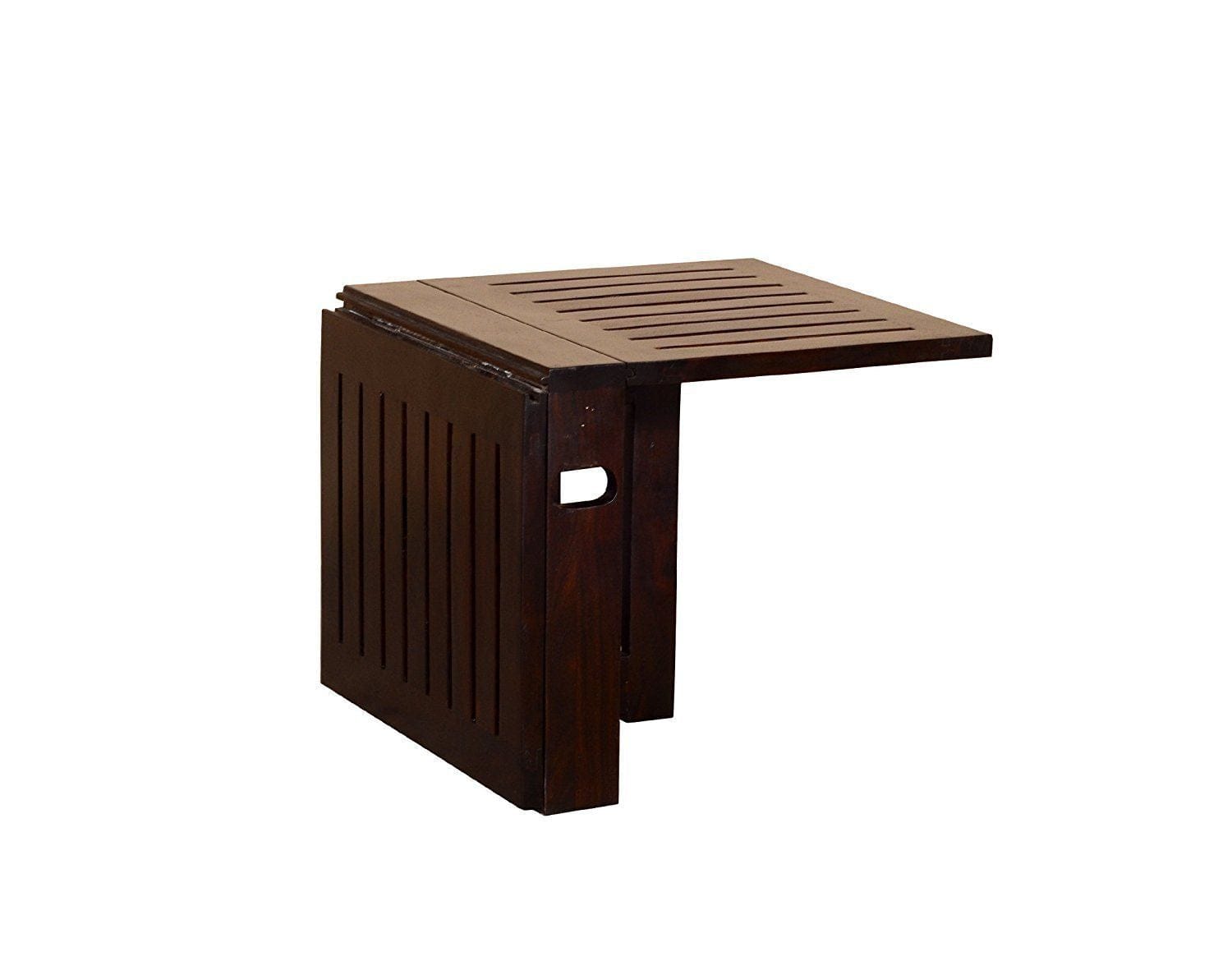 Sheesham Wood Foldable Coffee table In Walnut Finish