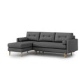 2 - Piece Upholstered Corner Sofa Chaise