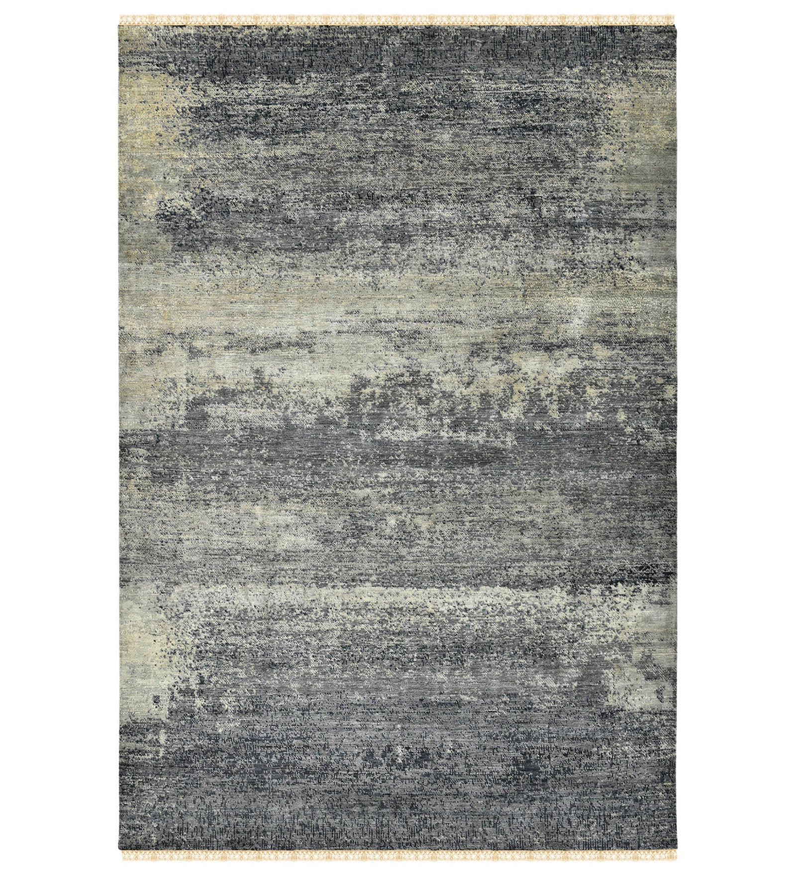 Dazzle Modern Pattern Hand Knotted  Rectangle Anti-Skid Designer Carpet, Prayer Rug For Office Cabins, Small Living Spaces - 2'X3'