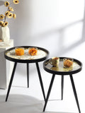 Oakveil Black Table Set of 2