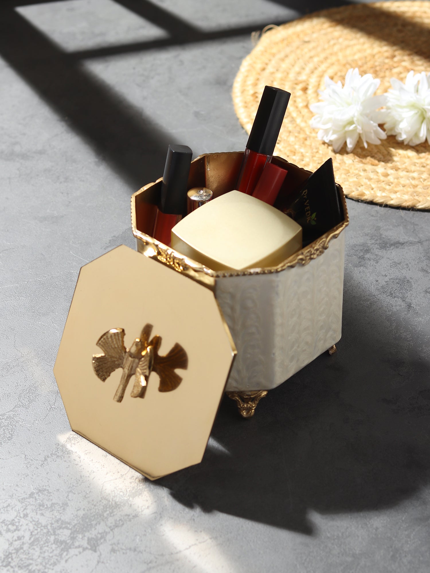 Avelion Ivory Pearl Large Storage Box
