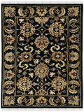 Luxor Classic Pattern Hand Knotted  Rectangle Anti-Skid Designer Carpet, Prayer Rug For Office Cabins, Small Living Spaces - 2'X3'