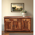 Colorado Sideboard with Three Drawer and Sideboard (Standard, Honey Finish)