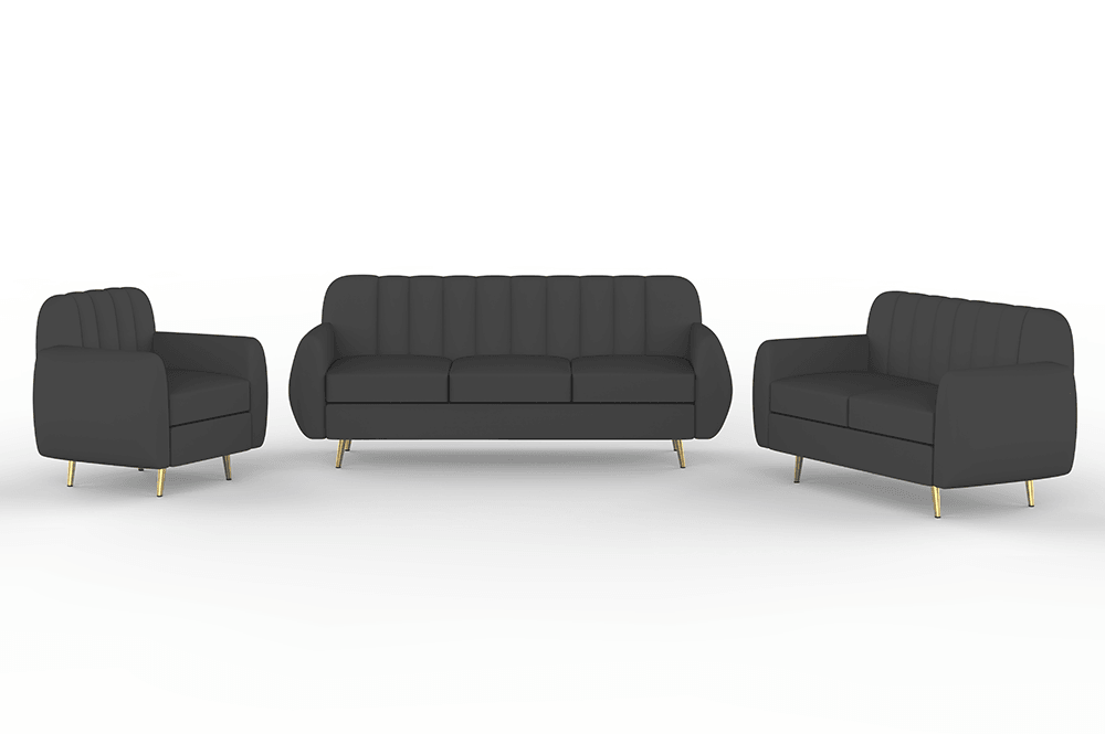 Hazy High Density Foam Sofa Set - Ouch Cart 