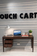 Modern Wooden Study Table with Storage Drawers | Home Office & Work Desk