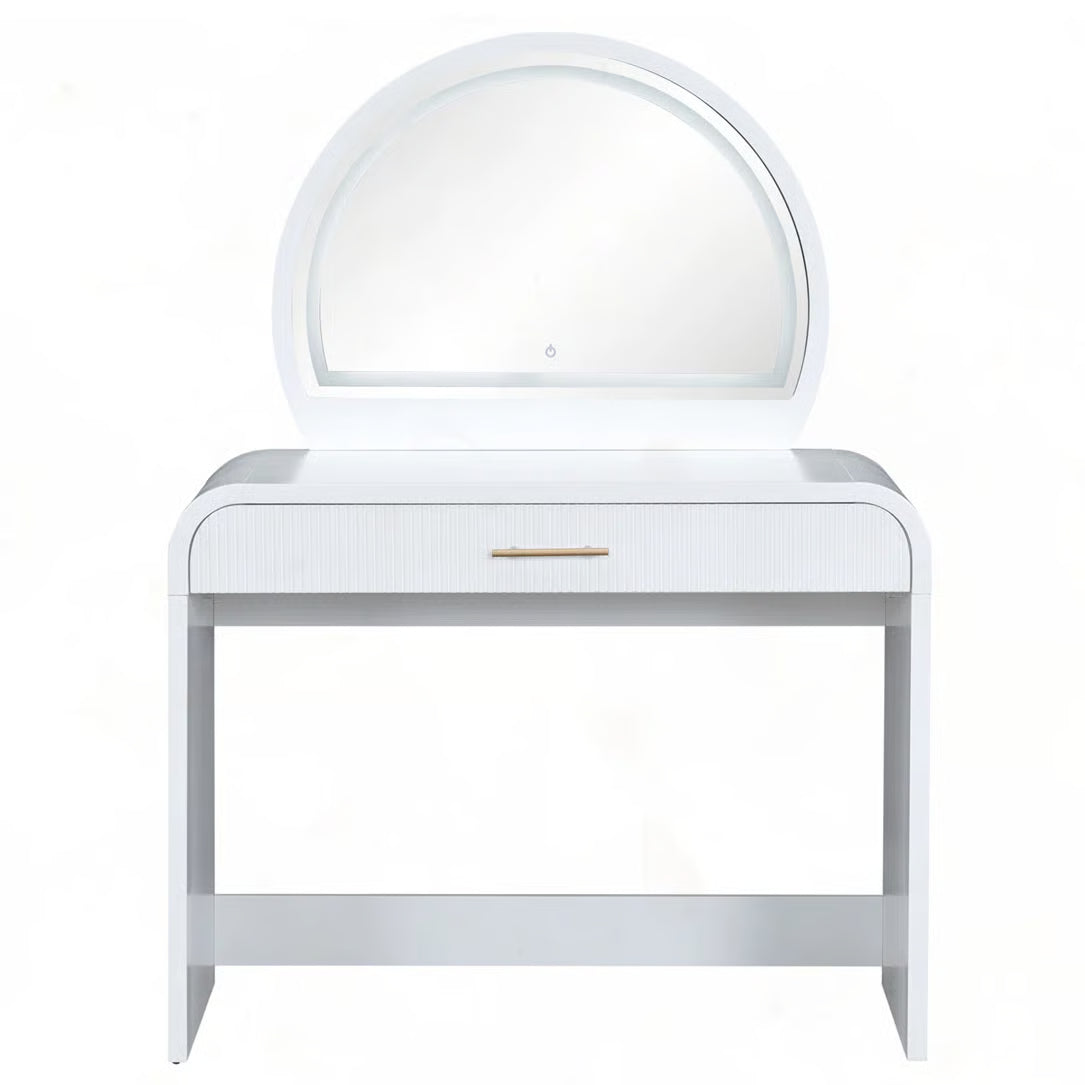 39" Lighted Vanity Table – Touch Screen LED Makeup Desk for Bedroom-OUCH CART |Dressing table