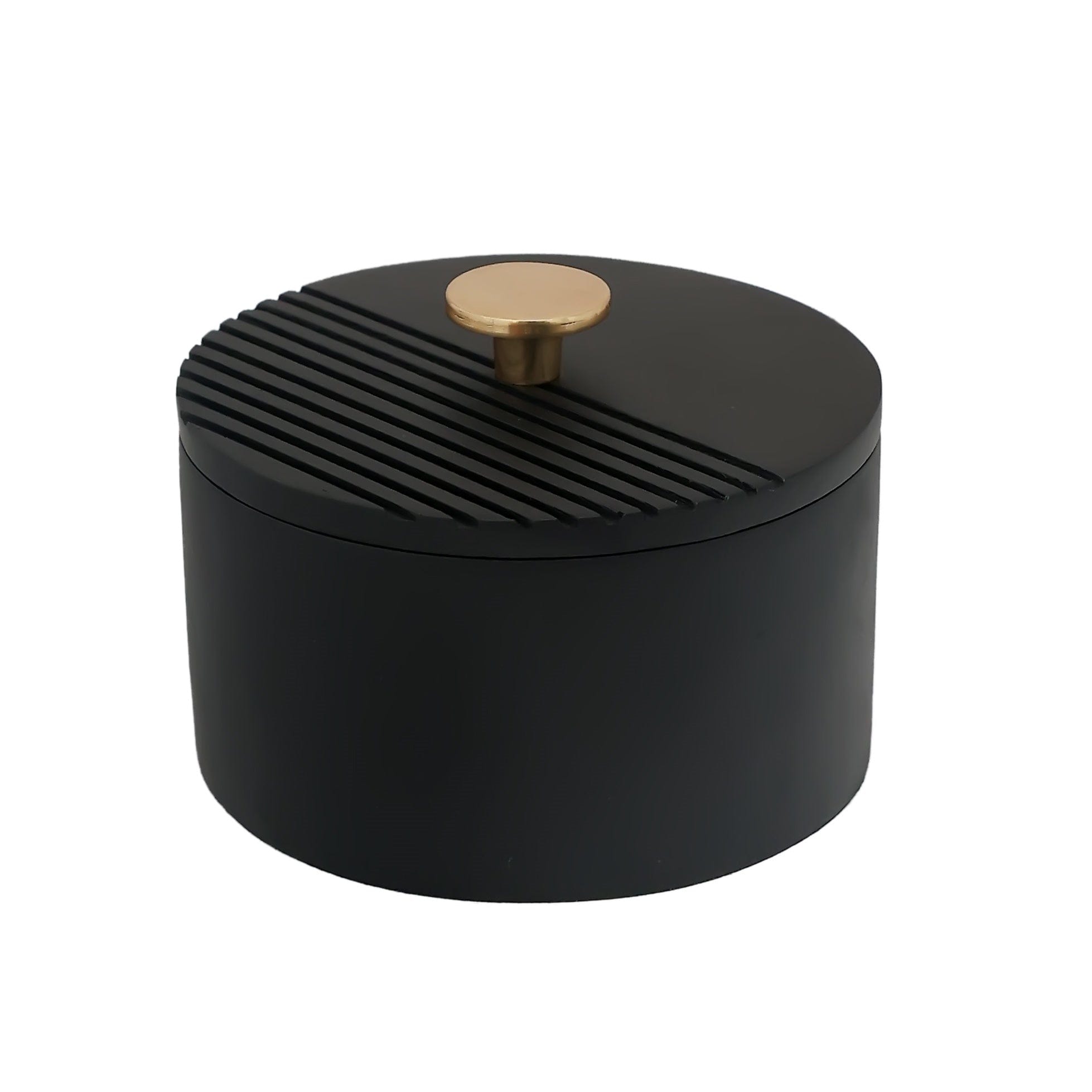 The Artisan's Stripes- Trinket Small Black  Box