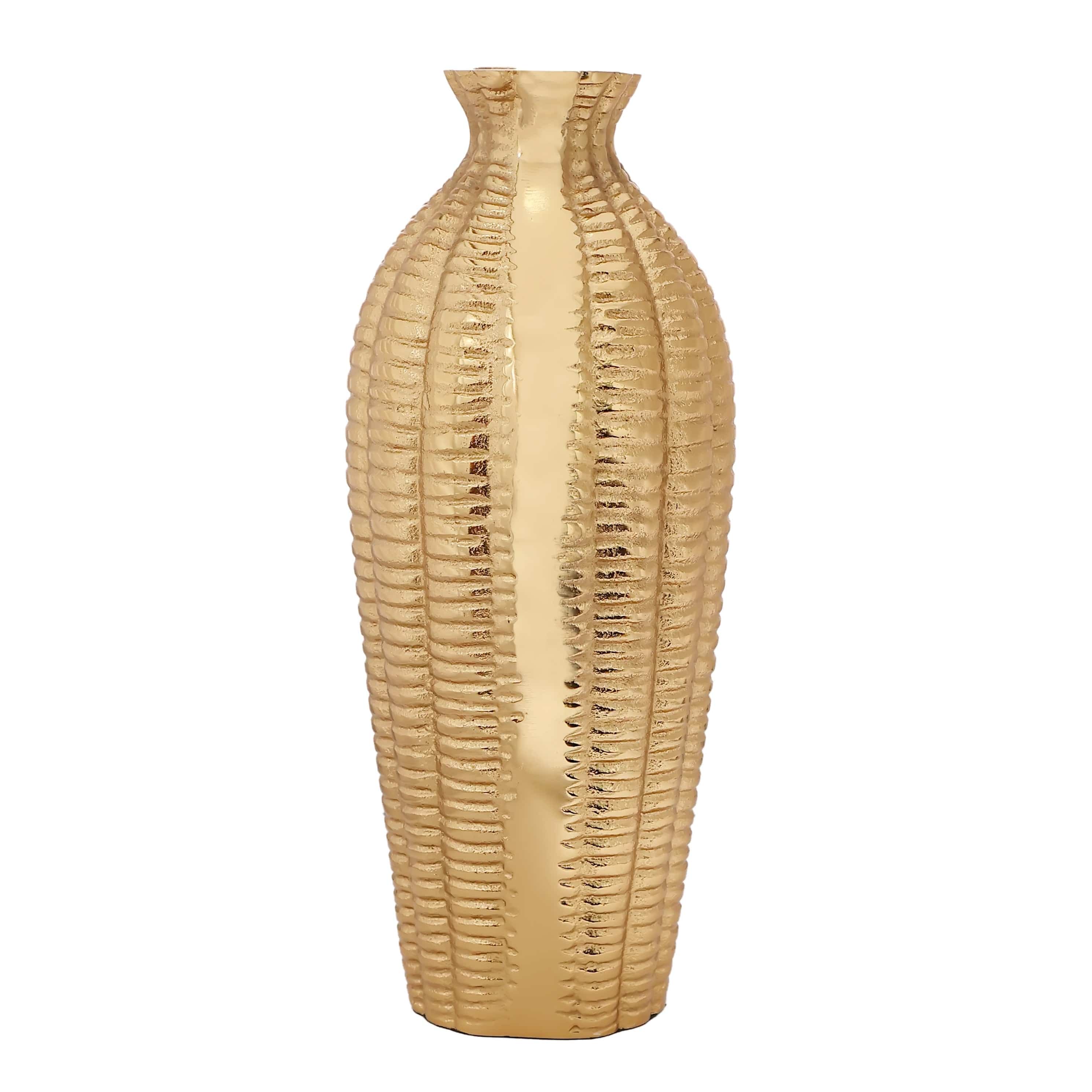 Serene Metallica Vase Gold