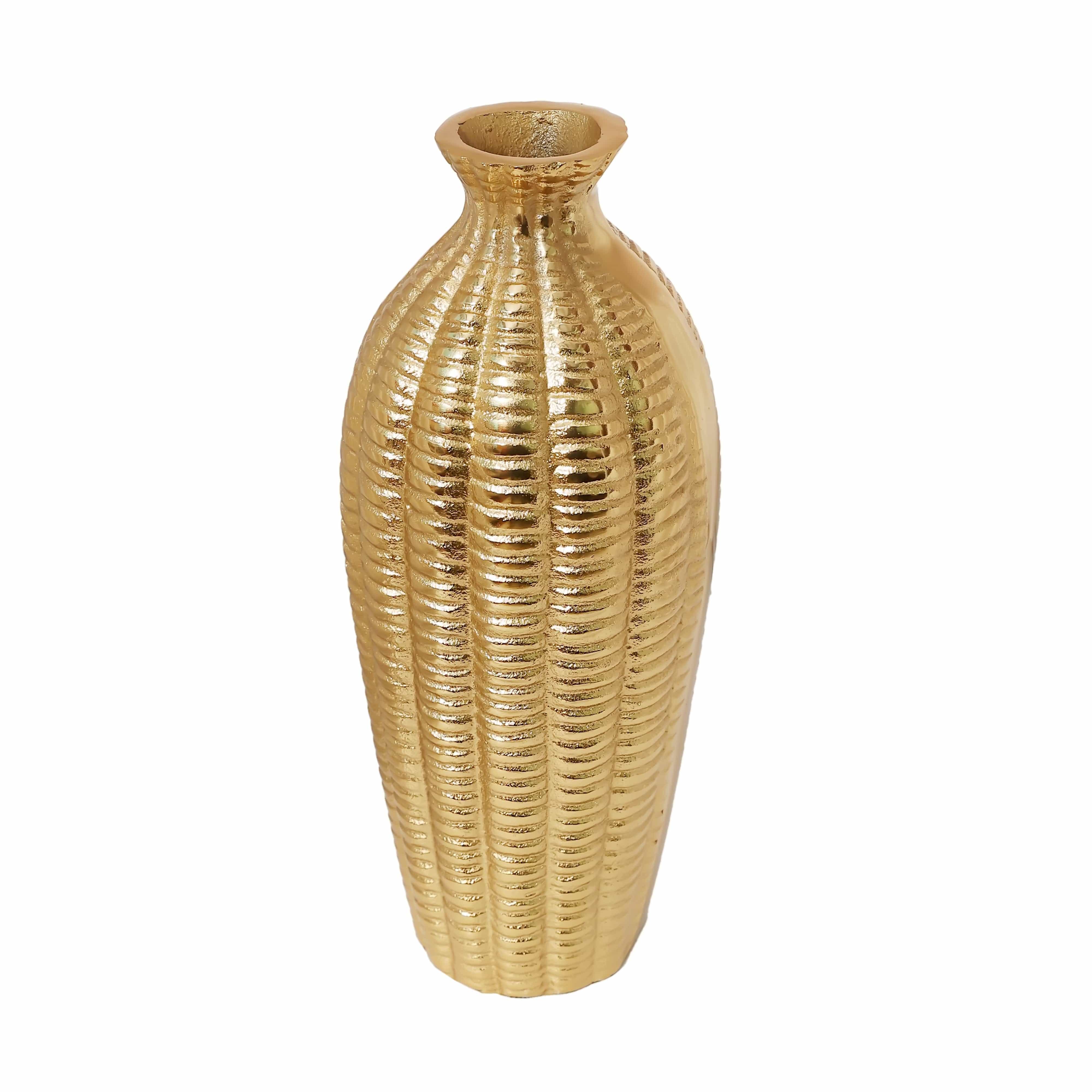 Serene Metallica Vase Gold