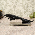 The panther's leap on Silver base