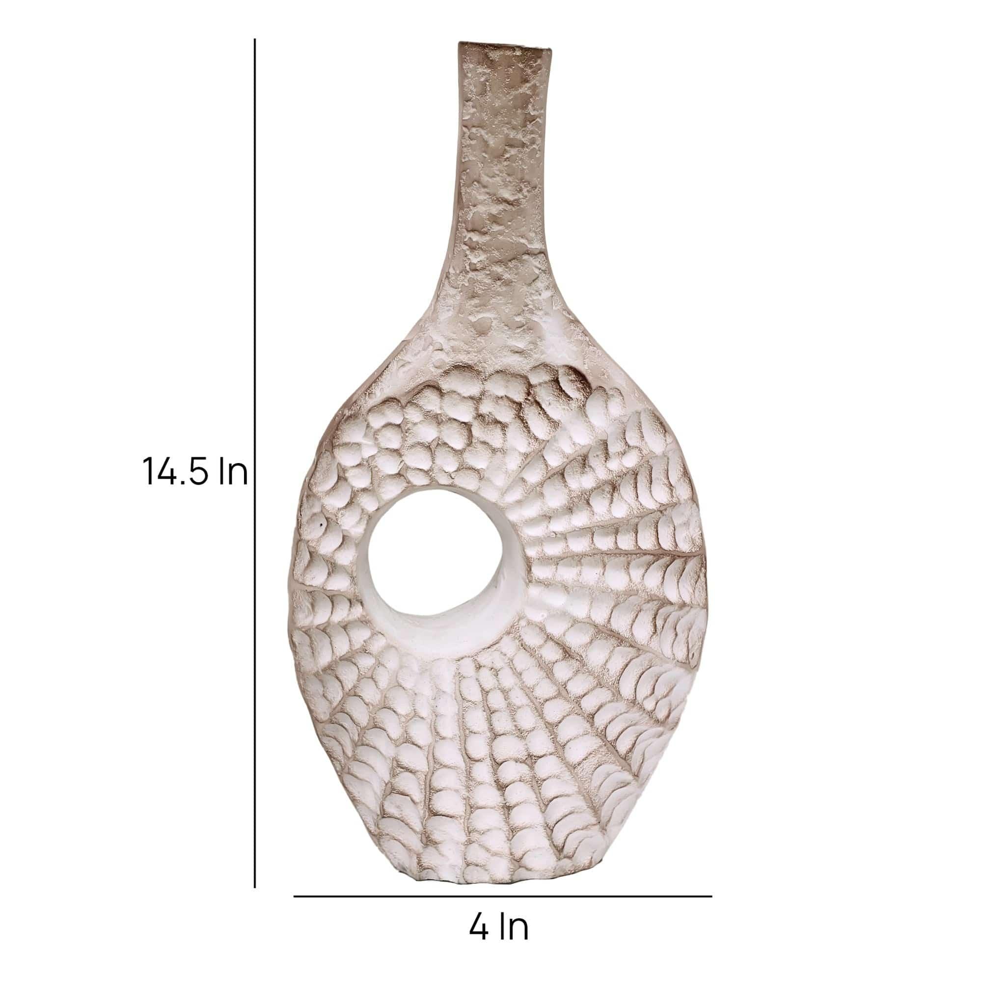 Seashell Serenity Vase - Dirty Pink Large - Ouch Cart 