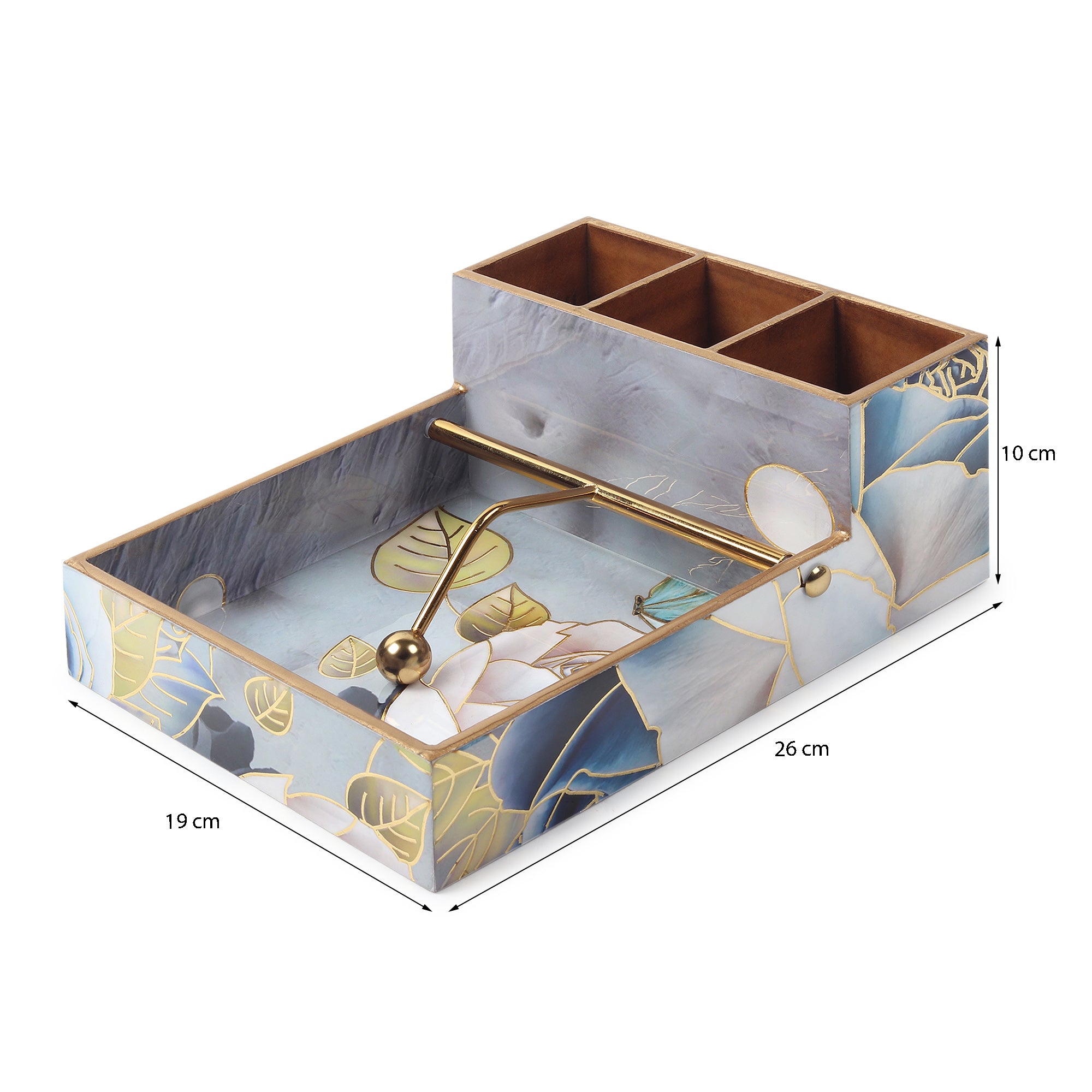 Azure Whisper Cutlery and Tissue Holder - Ouchcart