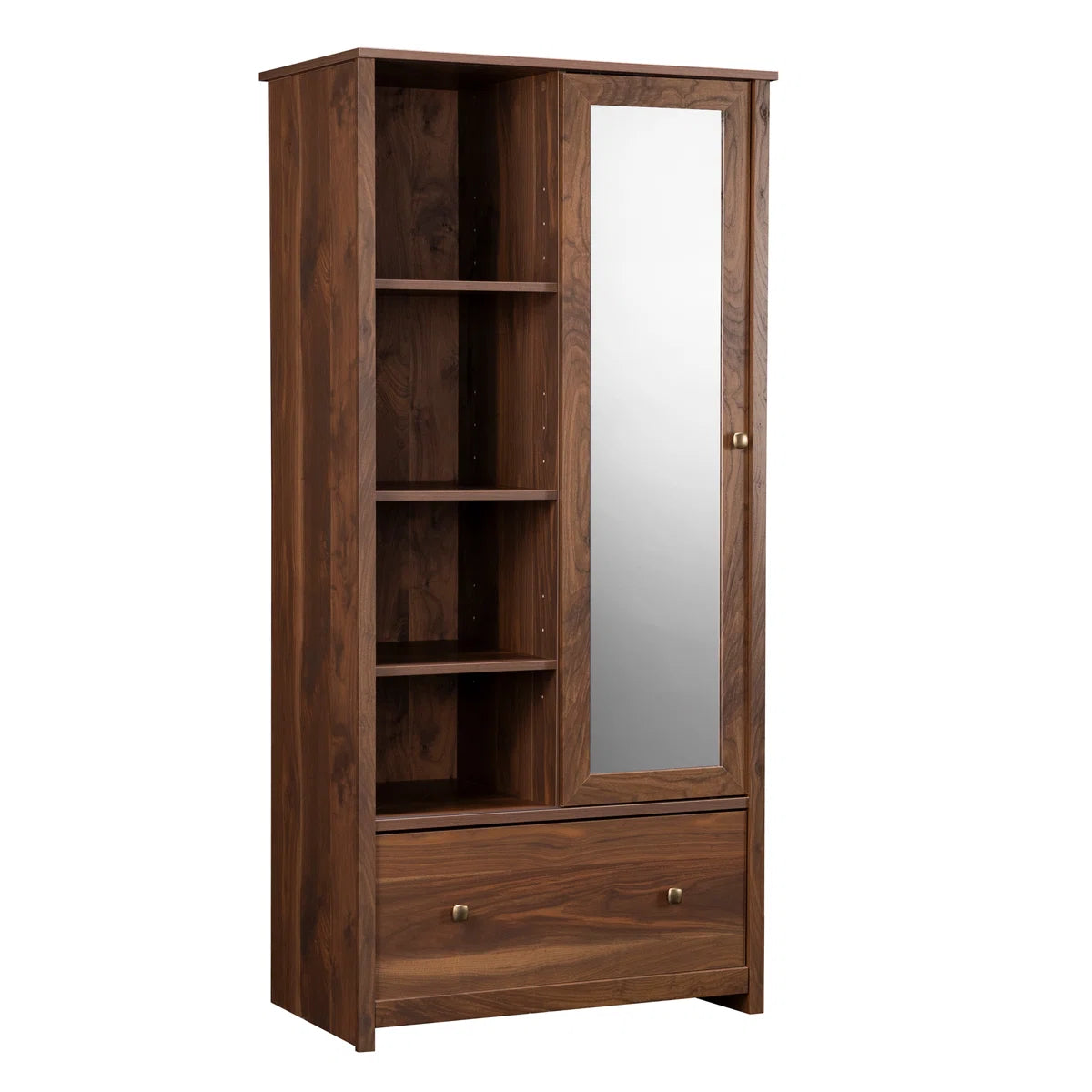 Fravel Sindoori Mango Wardrobe Cabinet Large Storage Solid Wood Design