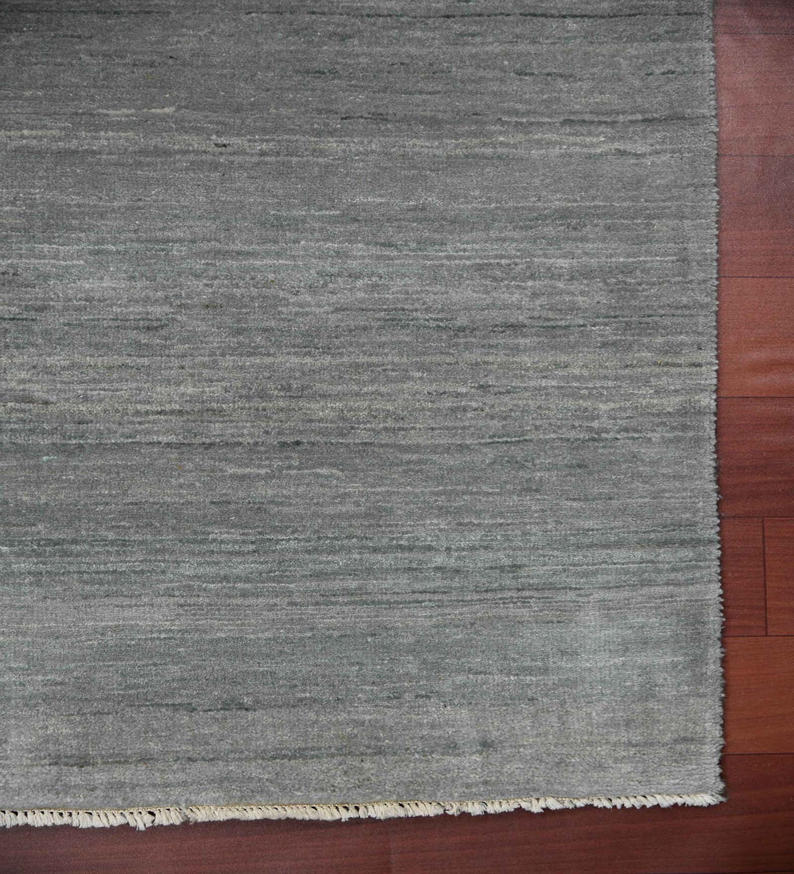 Pearl Transitional Pattern Hand Knotted  Rectangle Anti-Skid Designer Carpet, Prayer Rug For Office Cabins, Small Living Spaces - 2'X3'