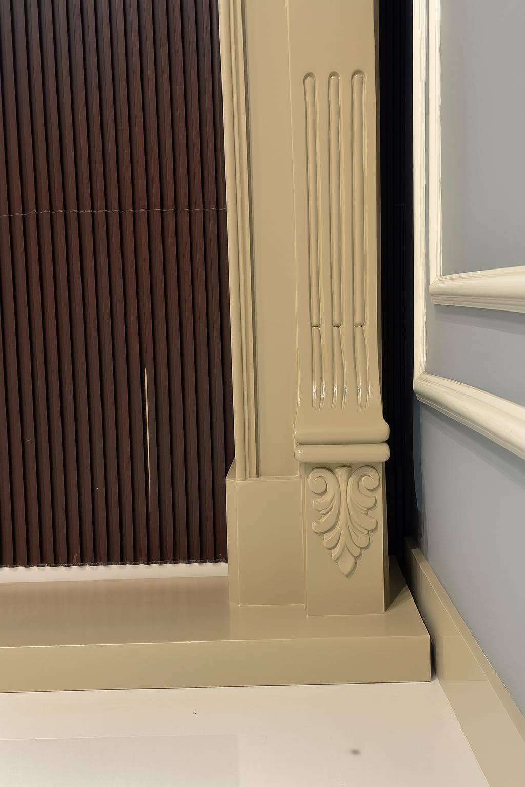 Classic Carved Decorative Fireplace Frame