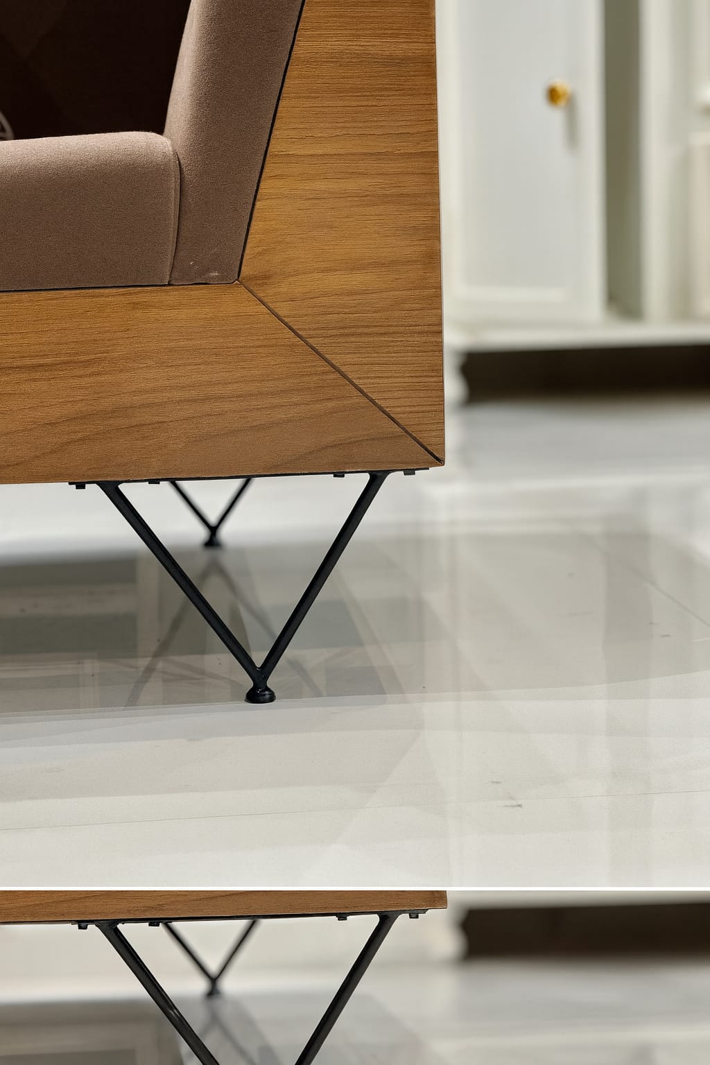 Modern Minimalist 3+1+1 Sofa Set by Ouch Cart