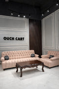 Tufted Sofa Set with Center Table (3 Seater + 1 Seater) | Premium Living Room Furniture