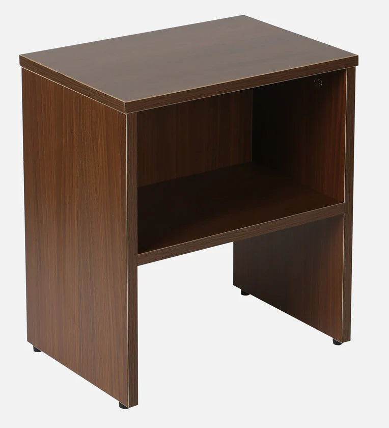 Bedside Table in Planked Walnut Finish