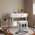 43.3" Classic Makeup Vanity – Elegant Wooden Vanity Desk with Storage