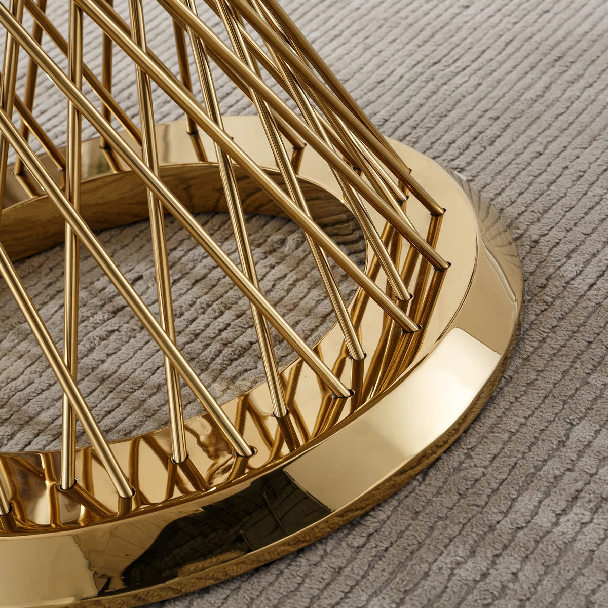 47" 6 - Person Round Marble Dining Table set