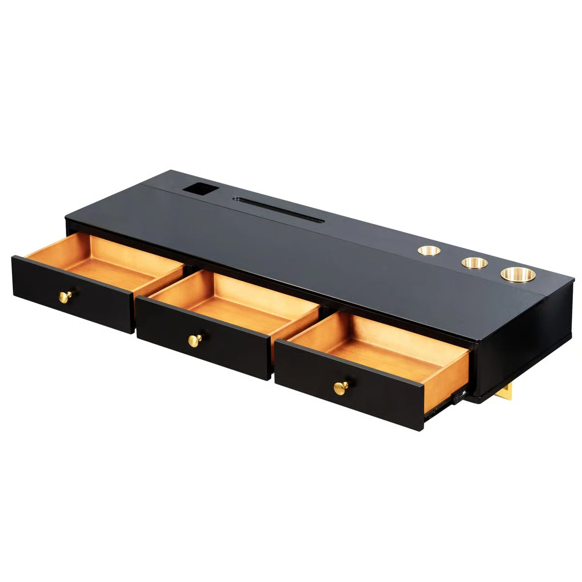 47 Inch Floating Shelf with Storage Drawer Contemporary Design- OUCH CART |Dressing table 
